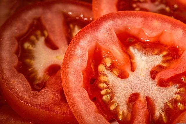 tomaten doorsnede