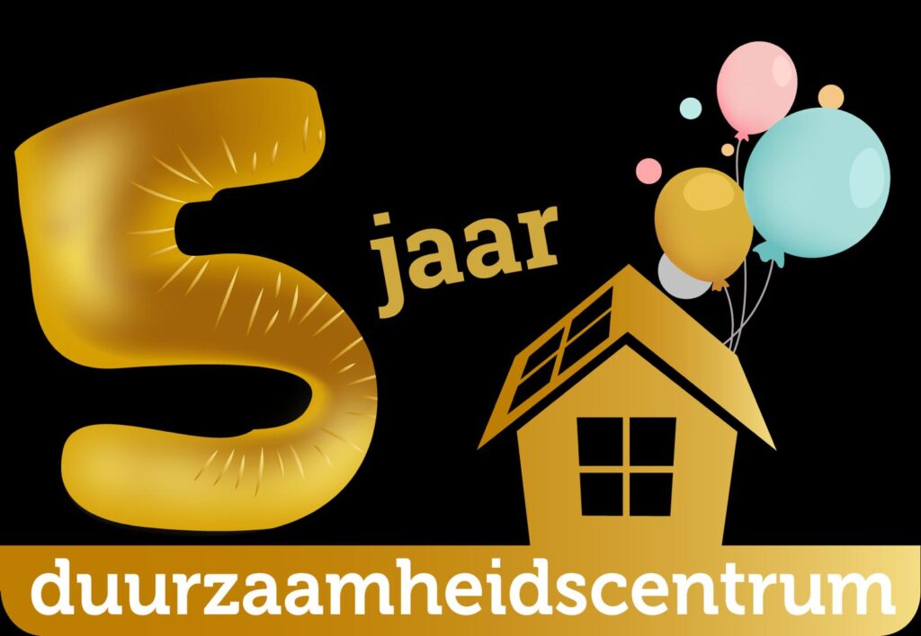 5 jaar banner